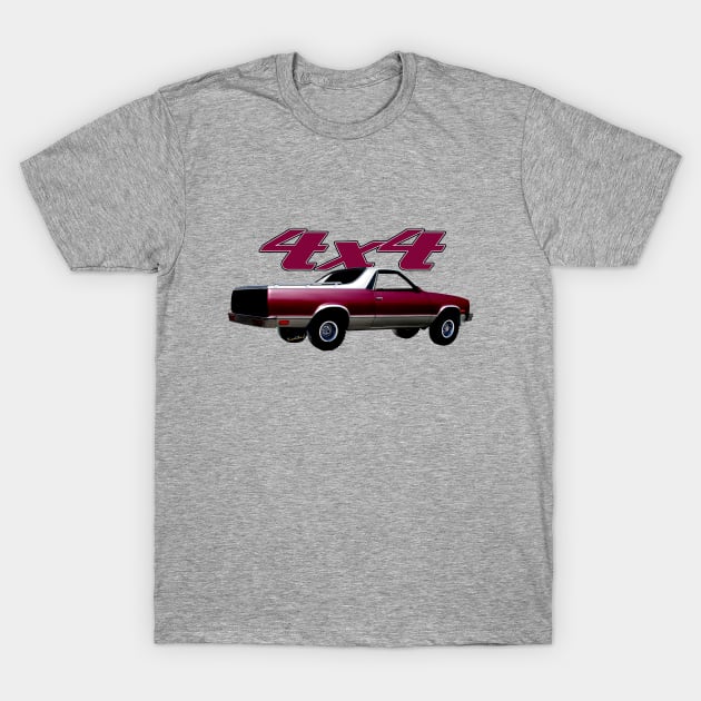 1987 El Camino 4x4 T-Shirt by vivachas